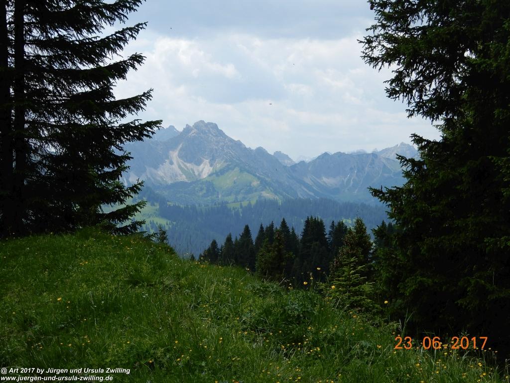Philosophische Bildwanderung - Grain - Füssener - Jöchle - Sonnenalm - Gessenwangalm -Adlerhorst - Haldensee - Grän Tannheimer Tal  - Österreich