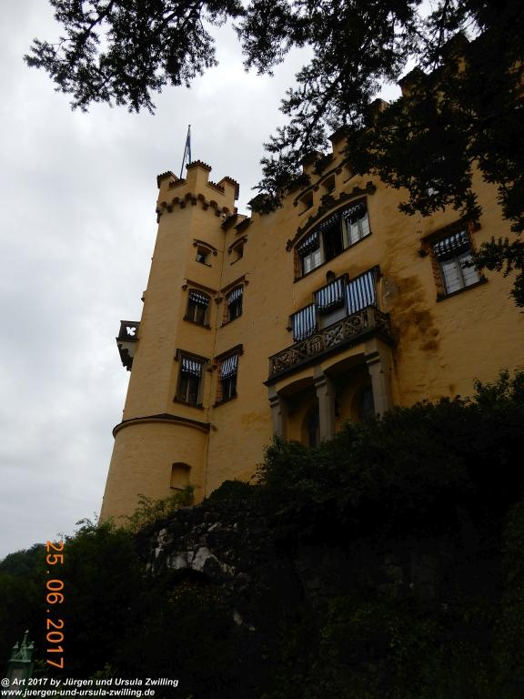 Schloss Hohenschwangau und Neuschwanstein im Allgäu