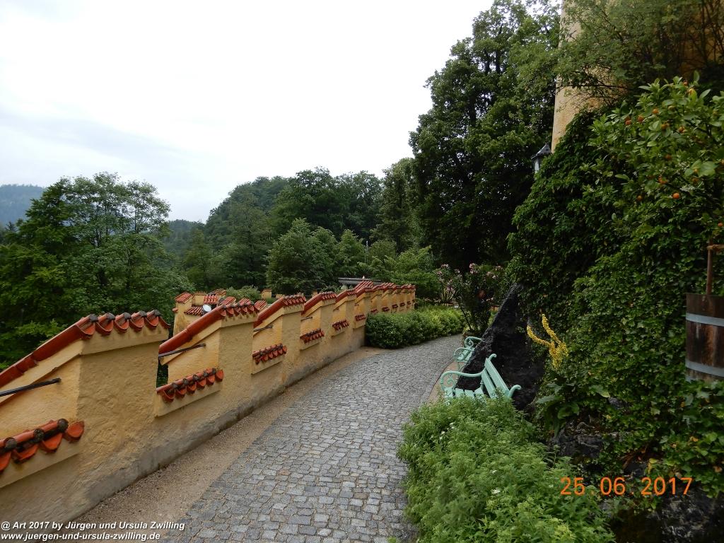 Schloss Hohenschwangau und Neuschwanstein im Allgäu