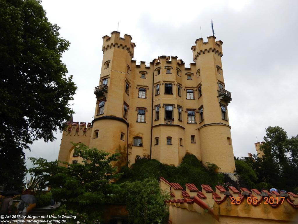 Schloss Hohenschwangau und Neuschwanstein im Allgäu