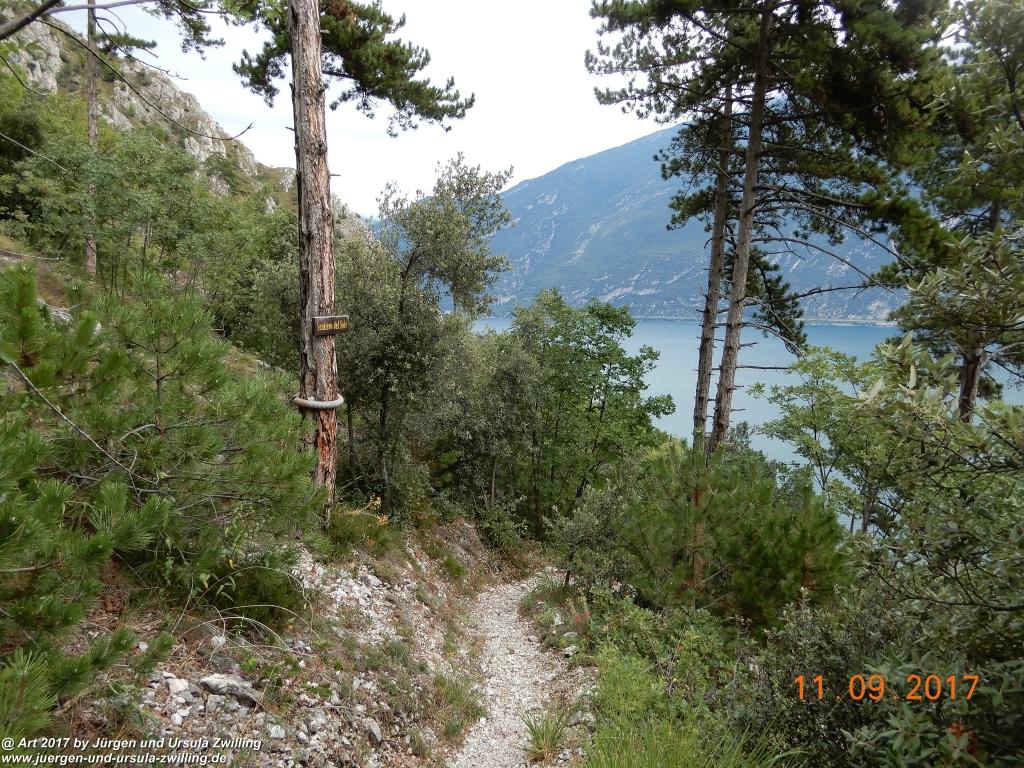 Philosophische Bildwanderung De Sentiero del Sole - Limone sul Garda - Lombardei - Brescia - Gardasee - Italien