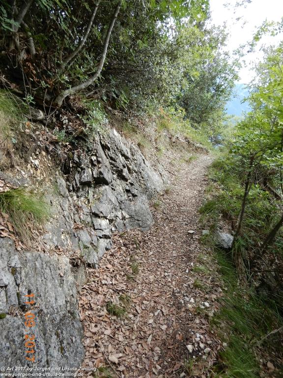 Philosophische Bildwanderung De Sentiero del Sole - Limone sul Garda - Lombardei - Brescia - Gardasee - Italien