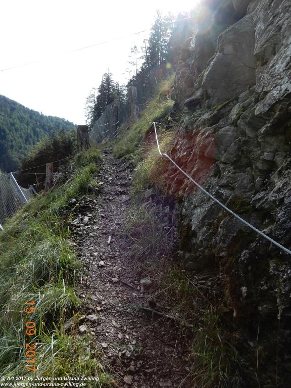 Philosophische Bildwanderung Kaiserschützenweg über die Festung in Nauders - Vinschgau - Österreich