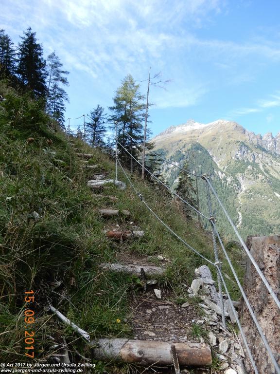 Philosophische Bildwanderung Kaiserschützenweg über die Festung in Nauders - Vinschgau - Österreich