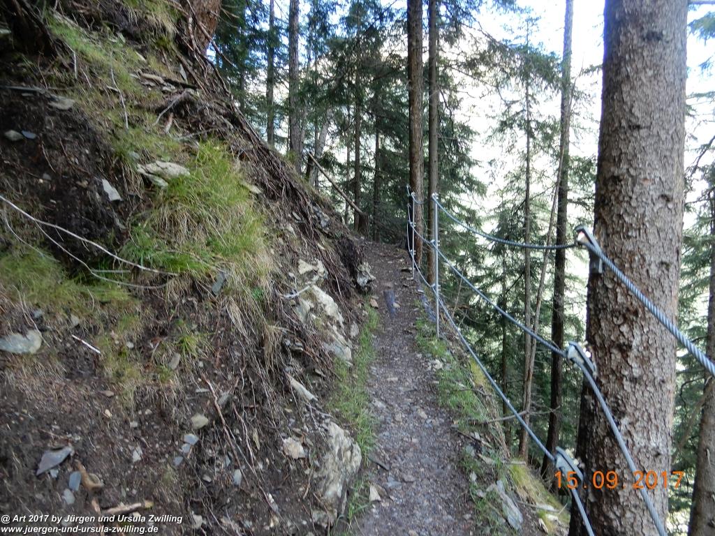 Philosophische Bildwanderung Kaiserschützenweg über die Festung in Nauders - Vinschgau - Österreich