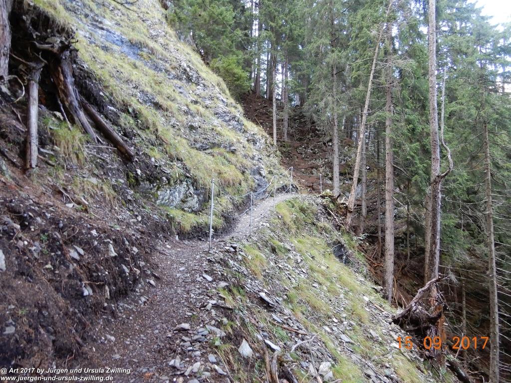 Philosophische Bildwanderung Kaiserschützenweg über die Festung in Nauders - Vinschgau - Österreich