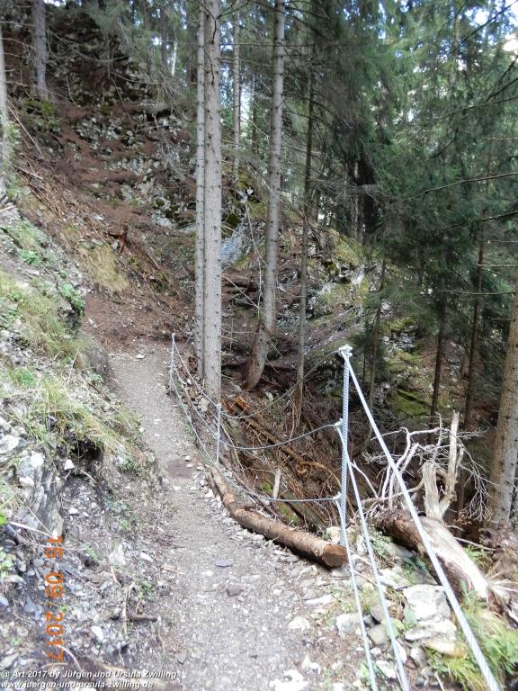 Philosophische Bildwanderung Kaiserschützenweg über die Festung in Nauders - Vinschgau - Österreich