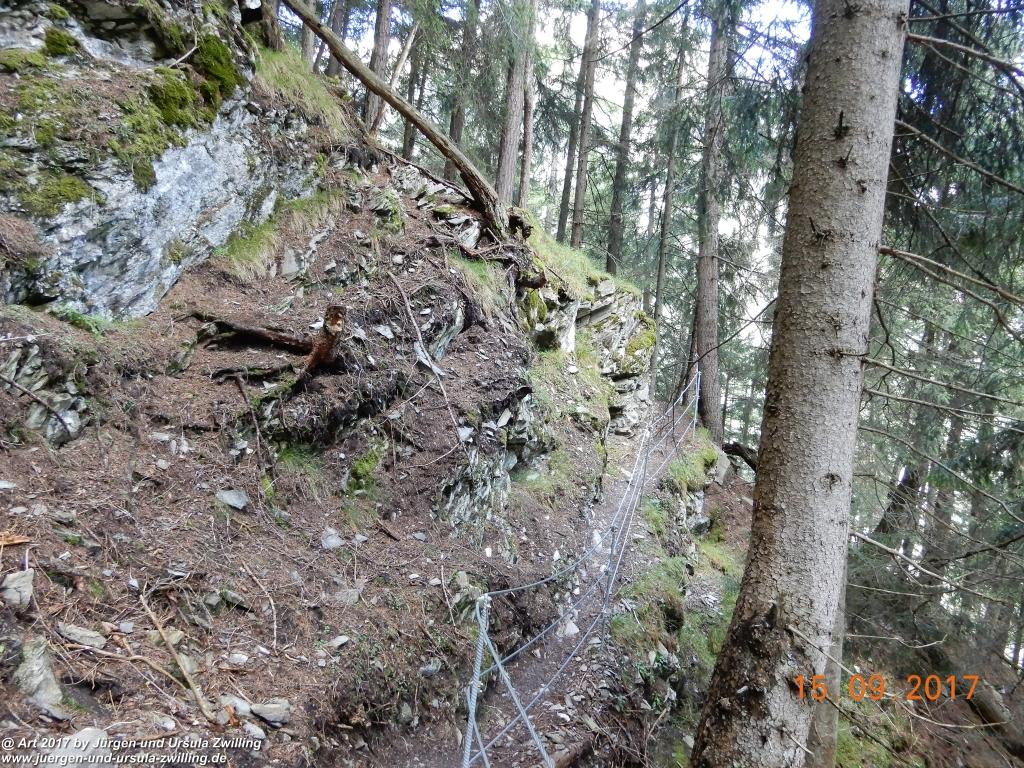 Philosophische Bildwanderung Kaiserschützenweg über die Festung in Nauders - Vinschgau - Österreich