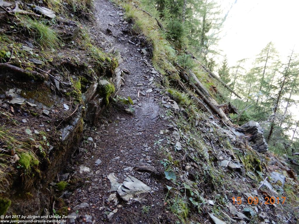 Philosophische Bildwanderung Kaiserschützenweg über die Festung in Nauders - Vinschgau - Österreich