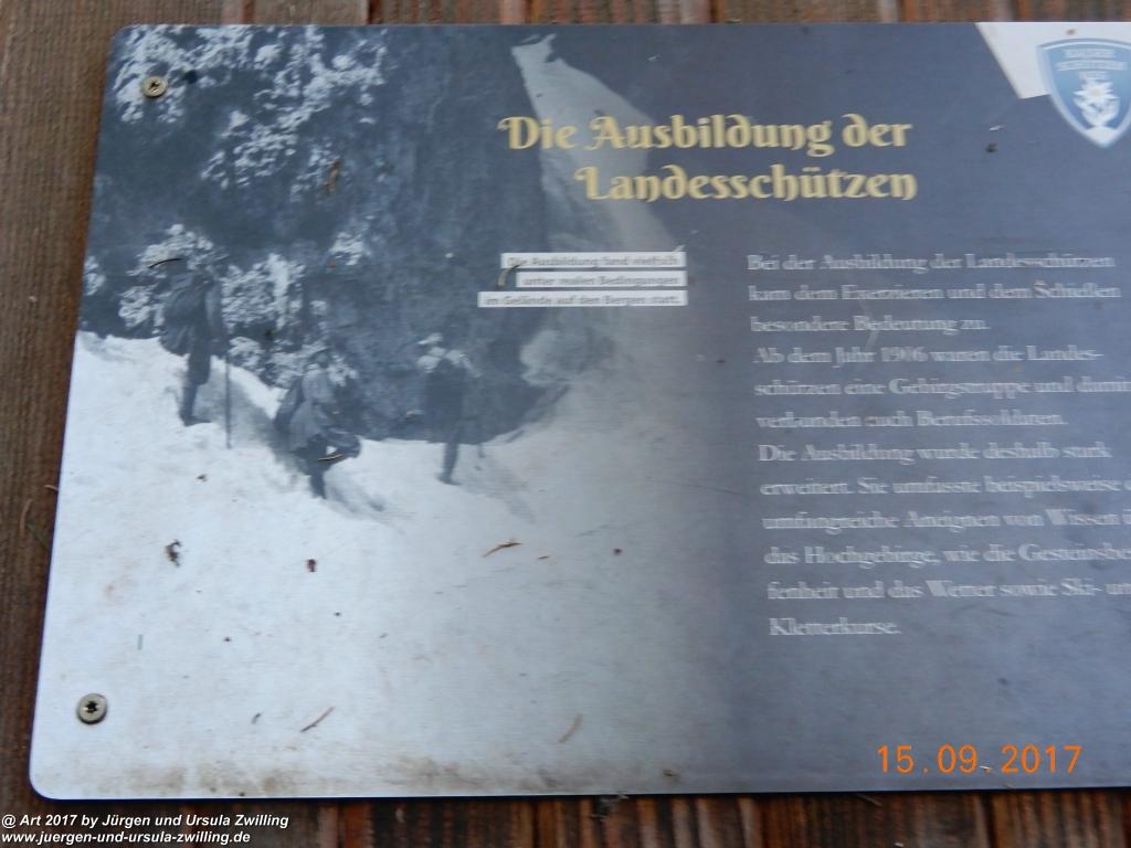 Philosophische Bildwanderung Kaiserschützenweg über die Festung in Nauders - Vinschgau - Österreich