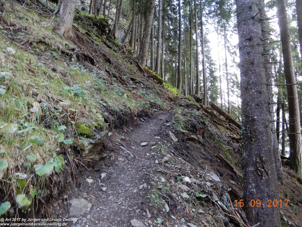 Philosophische Bildwanderung Kaiserschützenweg über die Festung in Nauders - Vinschgau - Österreich