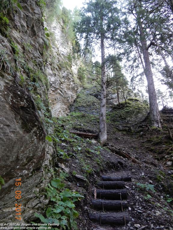 Philosophische Bildwanderung Kaiserschützenweg über die Festung in Nauders - Vinschgau - Österreich