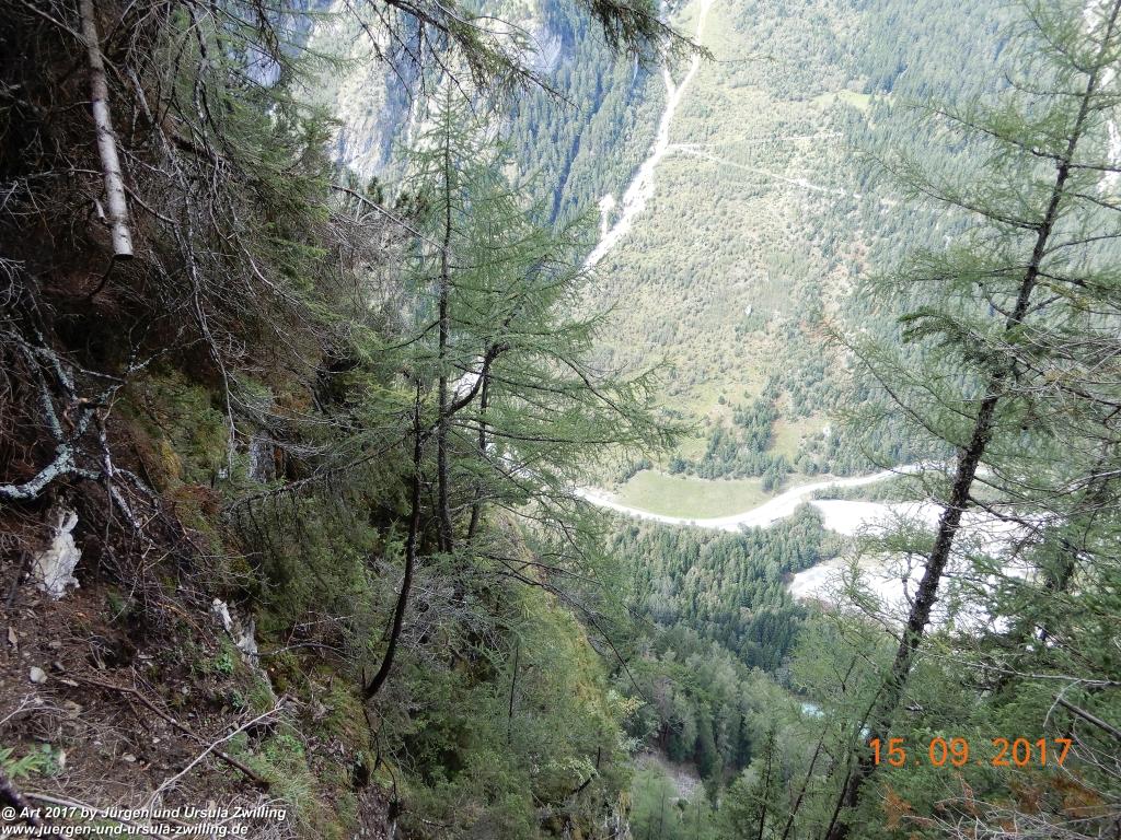 Philosophische Bildwanderung Kaiserschützenweg über die Festung in Nauders - Vinschgau - Österreich
