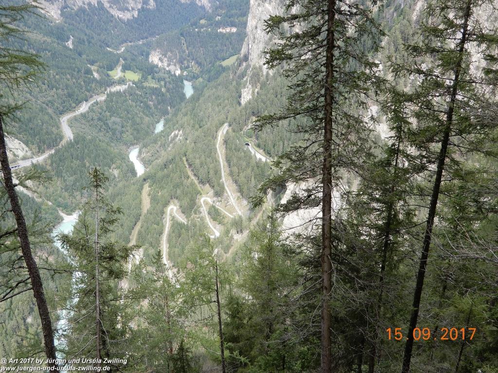 Philosophische Bildwanderung Kaiserschützenweg über die Festung in Nauders - Vinschgau - Österreich