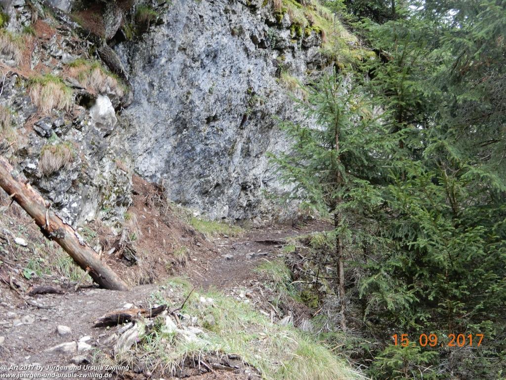 Philosophische Bildwanderung Kaiserschützenweg über die Festung in Nauders - Vinschgau - Österreich