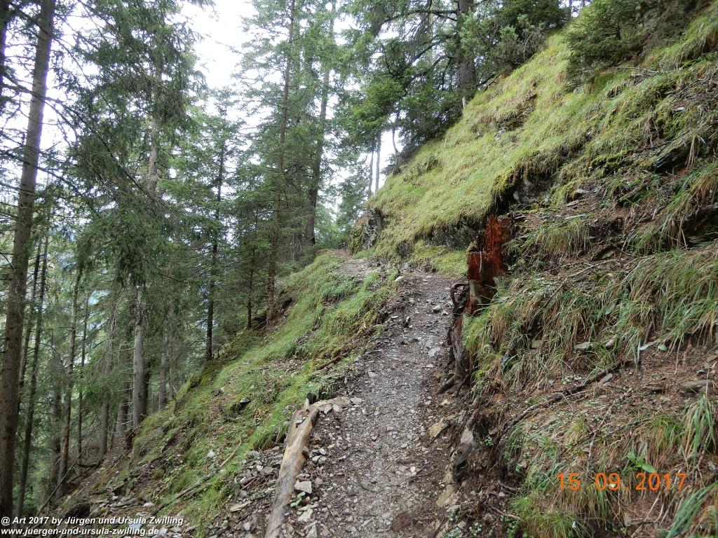 Philosophische Bildwanderung Kaiserschützenweg über die Festung in Nauders - Vinschgau - Österreich