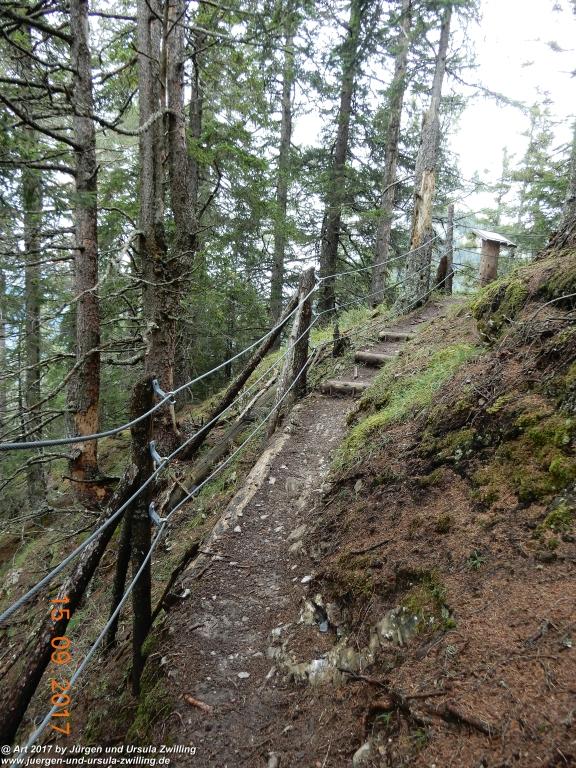 Philosophische Bildwanderung Kaiserschützenweg über die Festung in Nauders - Vinschgau - Österreich