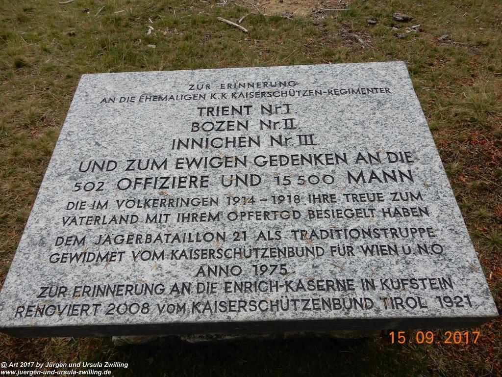 Philosophische Bildwanderung Kaiserschützenweg über die Festung in Nauders - Vinschgau - Österreich