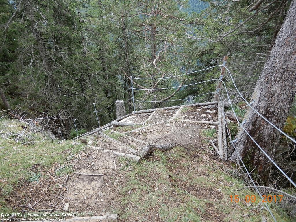 Philosophische Bildwanderung Kaiserschützenweg über die Festung in Nauders - Vinschgau - Österreich