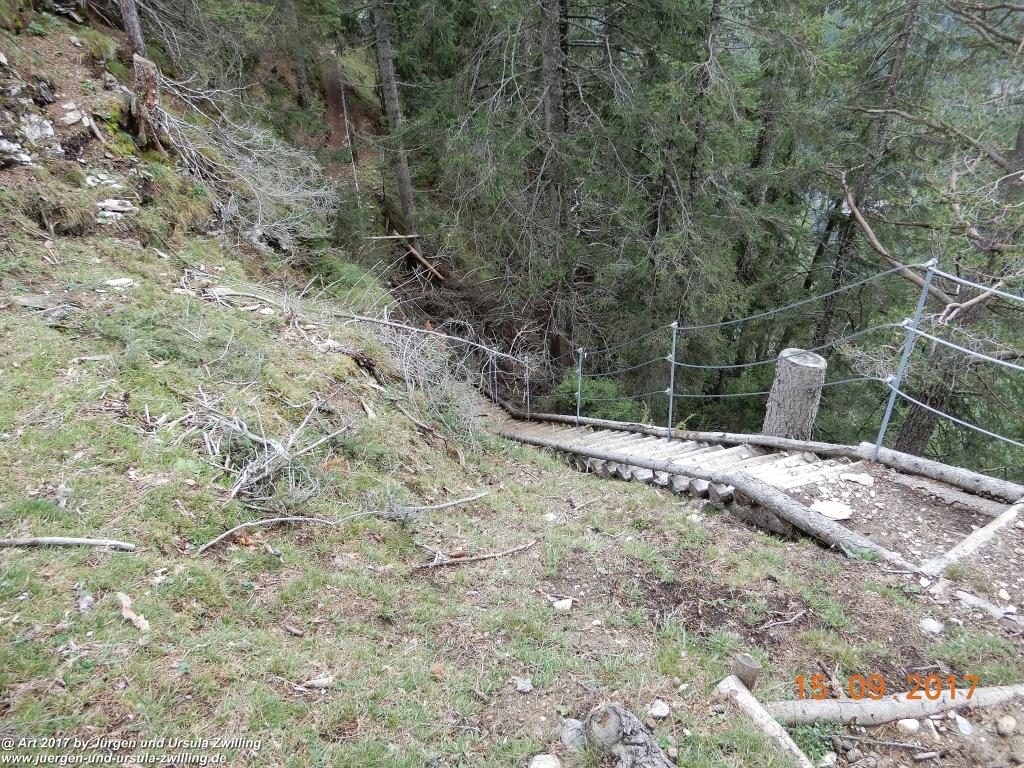 Philosophische Bildwanderung Kaiserschützenweg über die Festung in Nauders - Vinschgau - Österreich