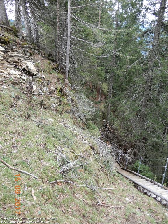 Philosophische Bildwanderung Kaiserschützenweg über die Festung in Nauders - Vinschgau - Österreich