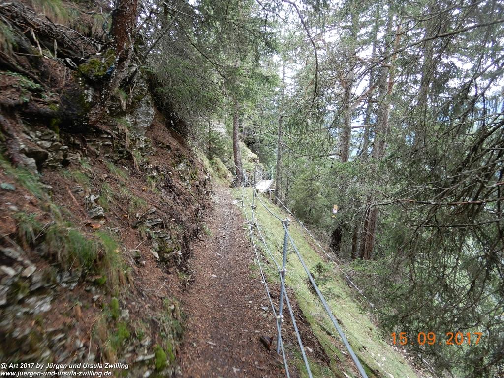 Philosophische Bildwanderung Kaiserschützenweg über die Festung in Nauders - Vinschgau - Österreich