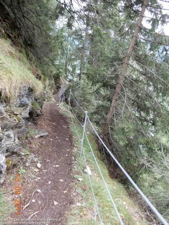 Philosophische Bildwanderung Kaiserschützenweg über die Festung in Nauders - Vinschgau - Österreich