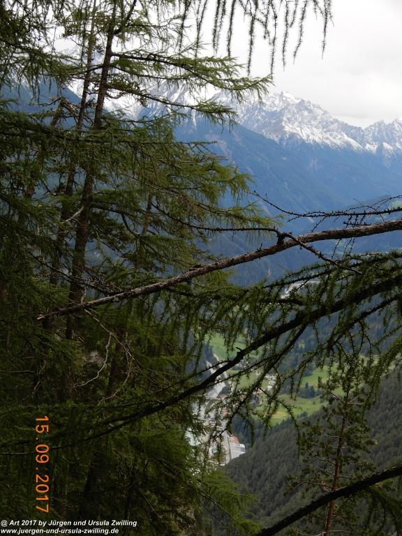 Philosophische Bildwanderung Kaiserschützenweg über die Festung in Nauders - Vinschgau - Österreich