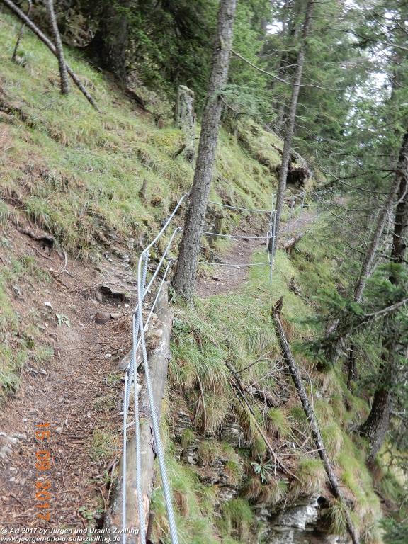 Philosophische Bildwanderung Kaiserschützenweg über die Festung in Nauders - Vinschgau - Österreich