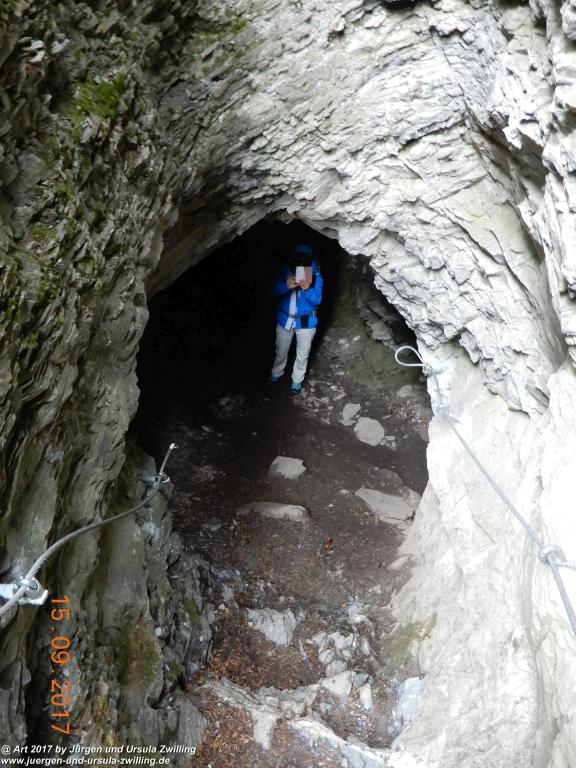 Philosophische Bildwanderung Kaiserschützenweg über die Festung in Nauders - Vinschgau - Österreich