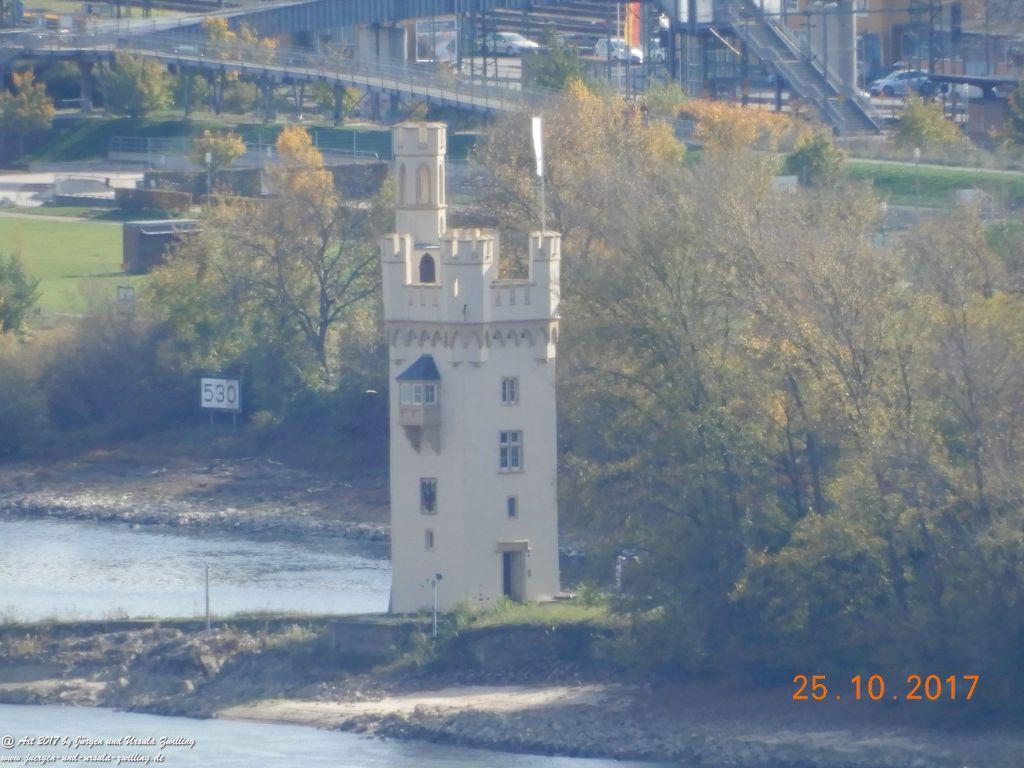 Philosophische Bildwanderung Rheinburgenweg - Trechtingshausen - Burg Reichenstein - Morgenbachtal - Eselspfad - Burg Rheinstein - Schweizerhaus - Trechtingshausen - Hunsrück