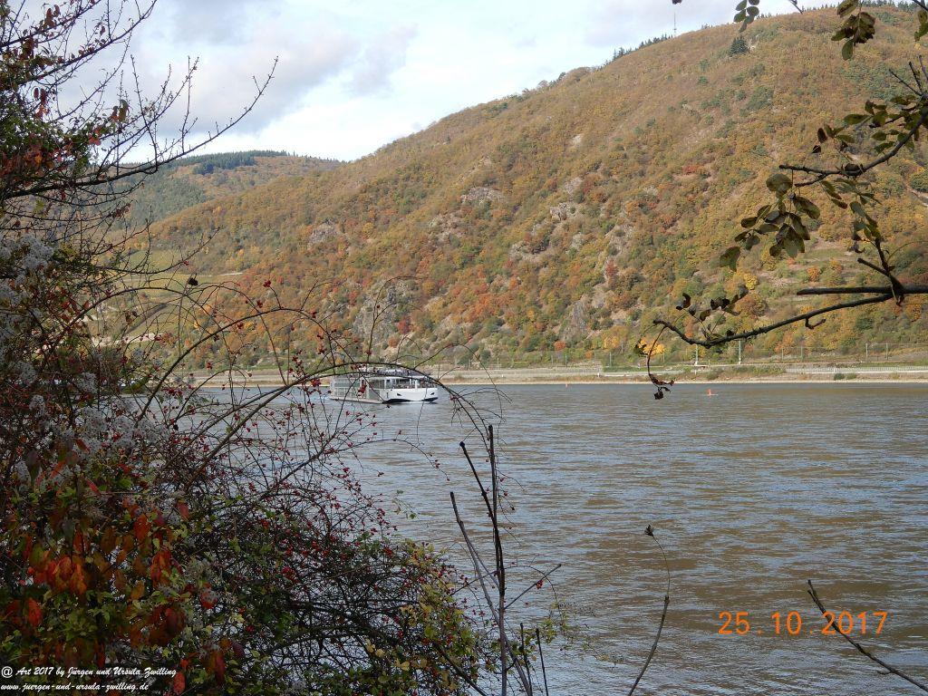 Philosophische Bildwanderung Rheinburgenweg - Trechtingshausen - Burg Reichenstein - Morgenbachtal - Eselspfad - Burg Rheinstein - Schweizerhaus - Trechtingshausen - Hunsrück