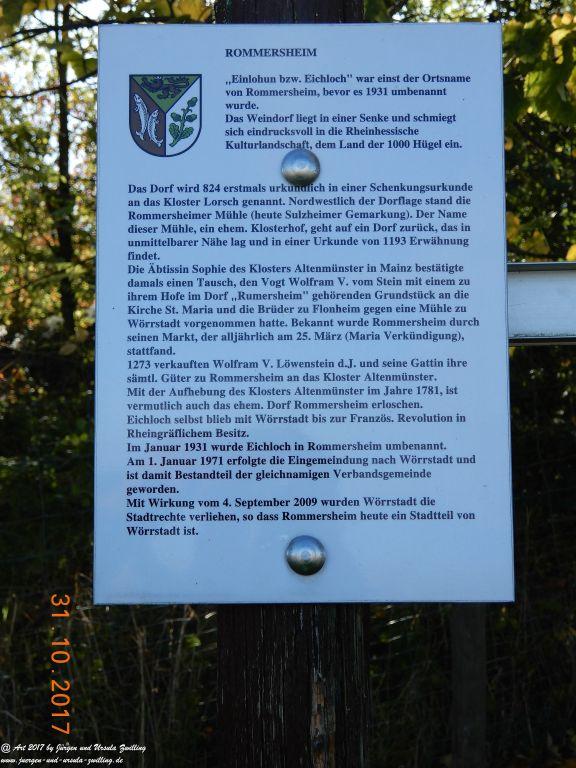 Philosophische Bildwanderung Hiwweltour Neuborn - Rommersheim (Wörrstadt) Rheinhessen