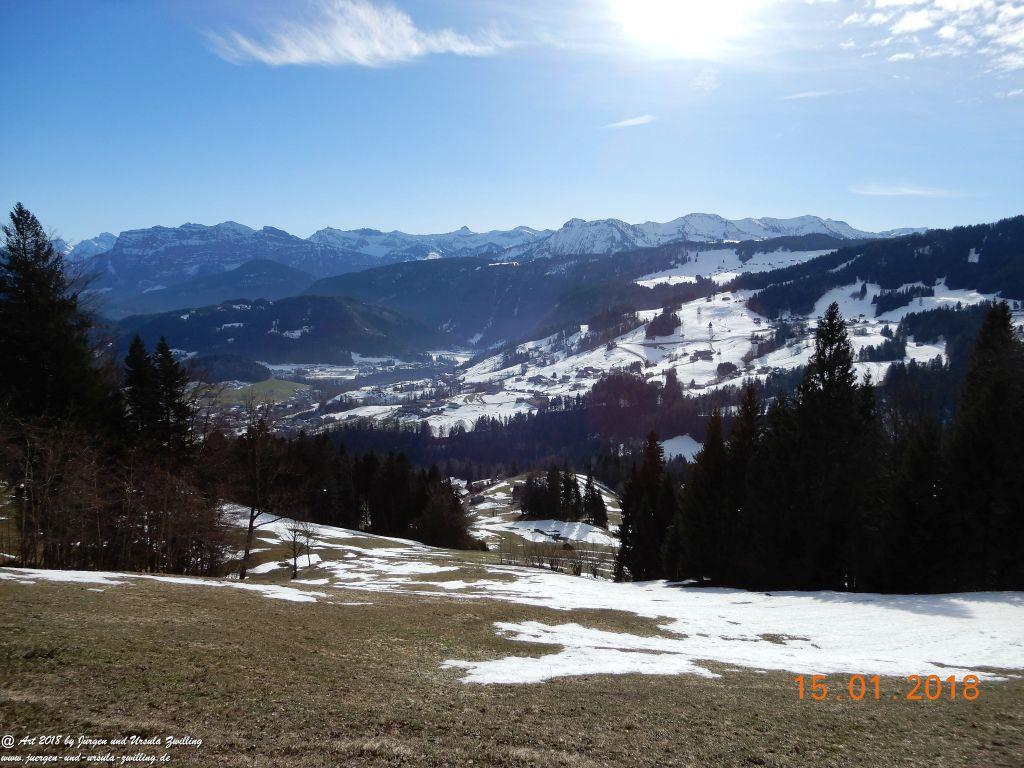 Philosophische Bildwanderung  Bödele - Oberer Geißkopf - Bergvorsäß - Lorena - Maien - Ratzen - Freien Schwarzenberg- Bregenzerwald - Vorarlberg - Österreich