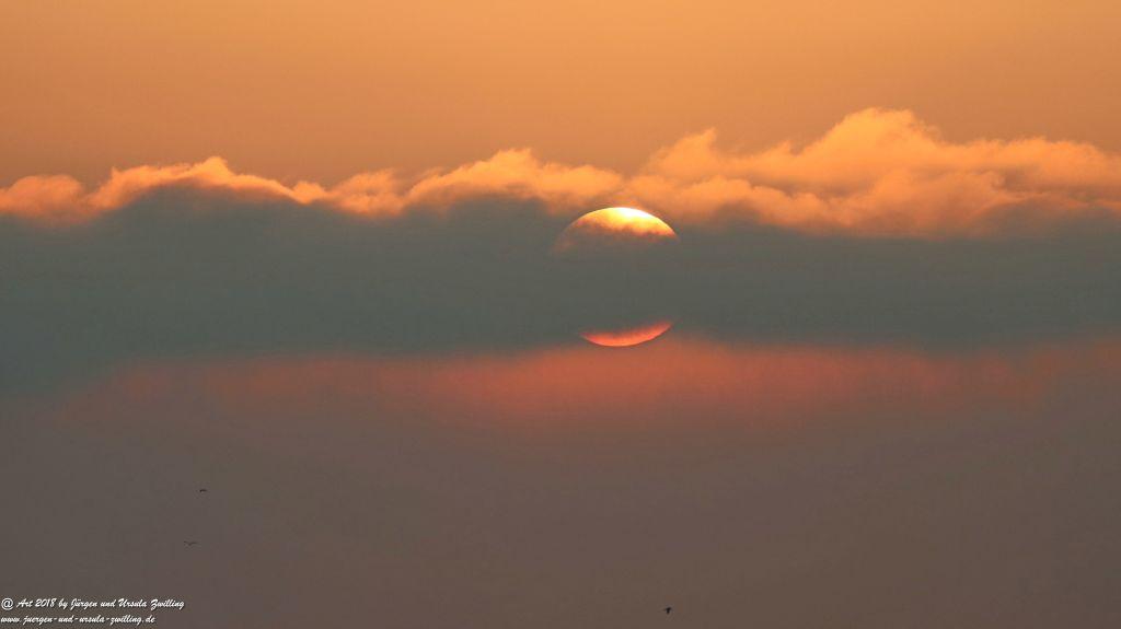 Sonnenuntergang in Ostende - Oostende Belgien - Nordsee