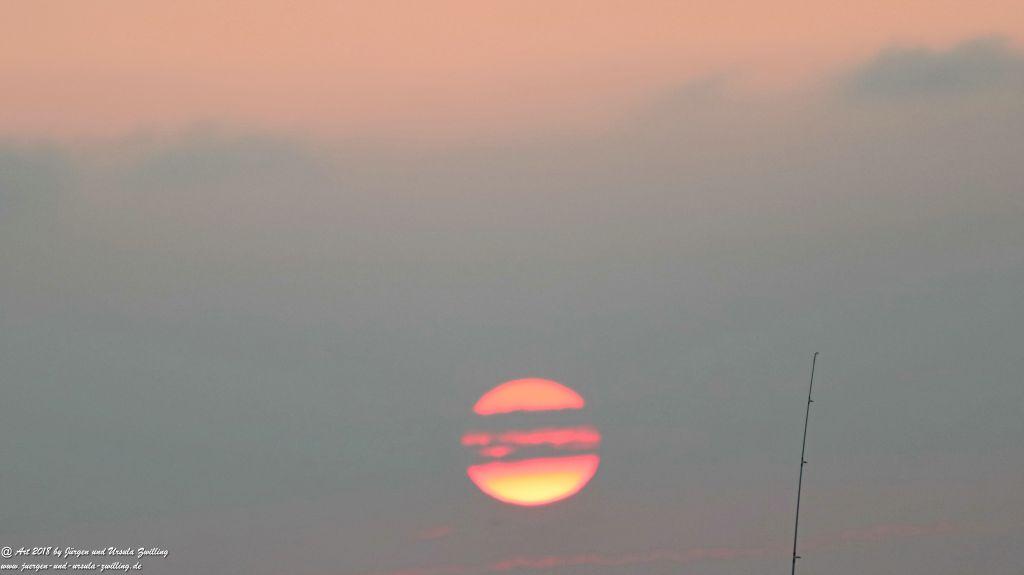 Sonnenuntergang in Ostende - Oostende Belgien - Nordsee