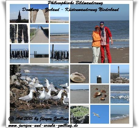 Philosophische Bildwanderung Domburg - Zeeland - Küstenwanderung Niederlande - Nordsee