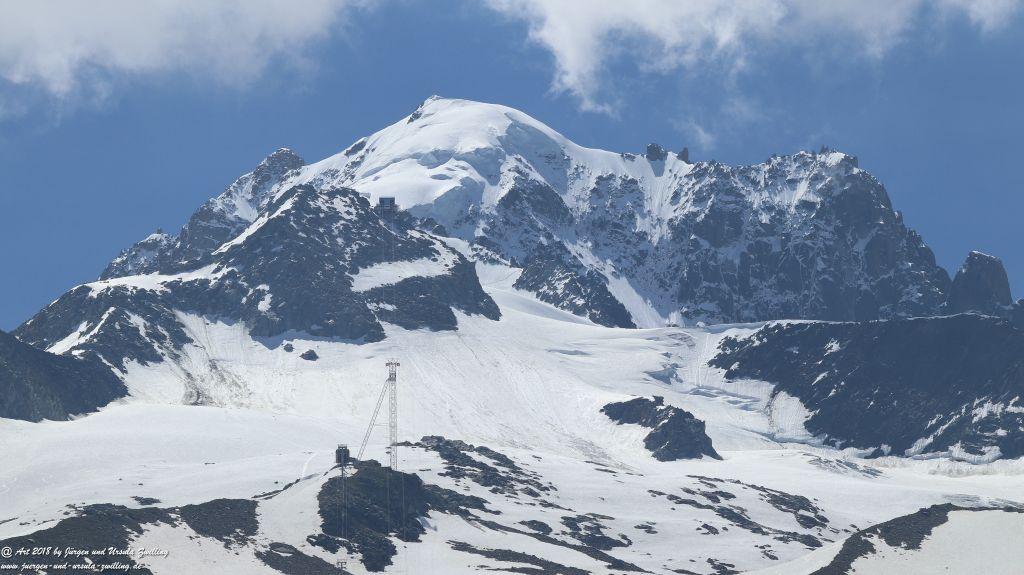 Mont Blanc und Aiguille du Midi - Frankreich