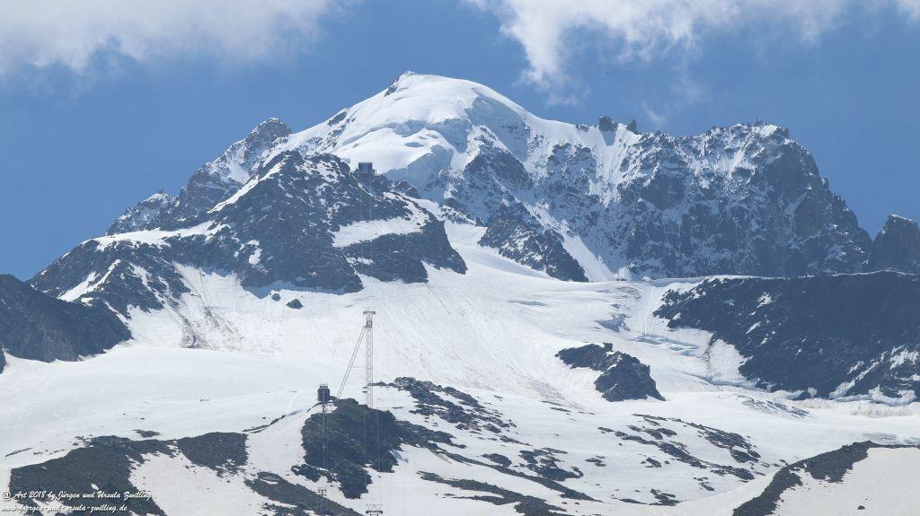 Mont Blanc und Aiguille du Midi - Frankreich
