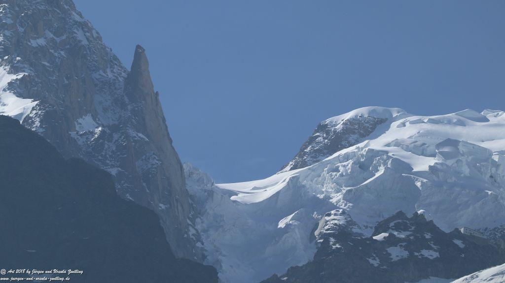 Mont Blanc und Aiguille du Midi - Frankreich