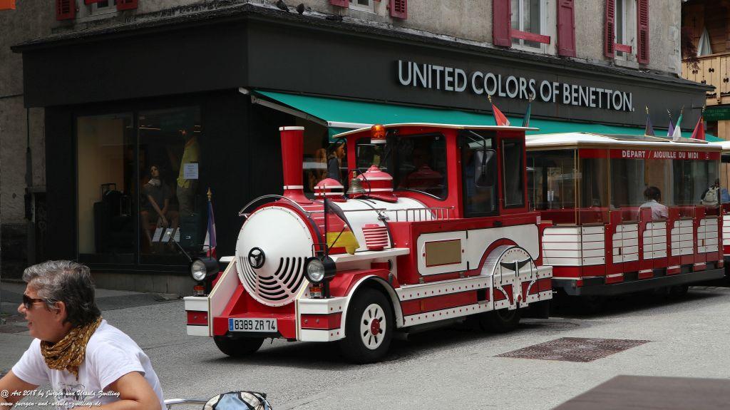 Philosophische Bildwanderung Les Bossons nach am Chamonix am Fuße des Mont Blanc und Aiguille du Midi - Frankfreich