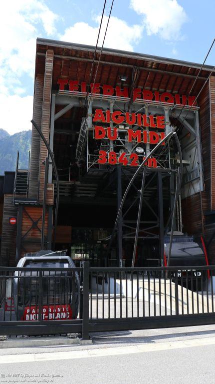 Philosophische Bildwanderung Les Bossons nach am Chamonix am Fuße des Mont Blanc  und Aiguille du Midi - Frankfreich