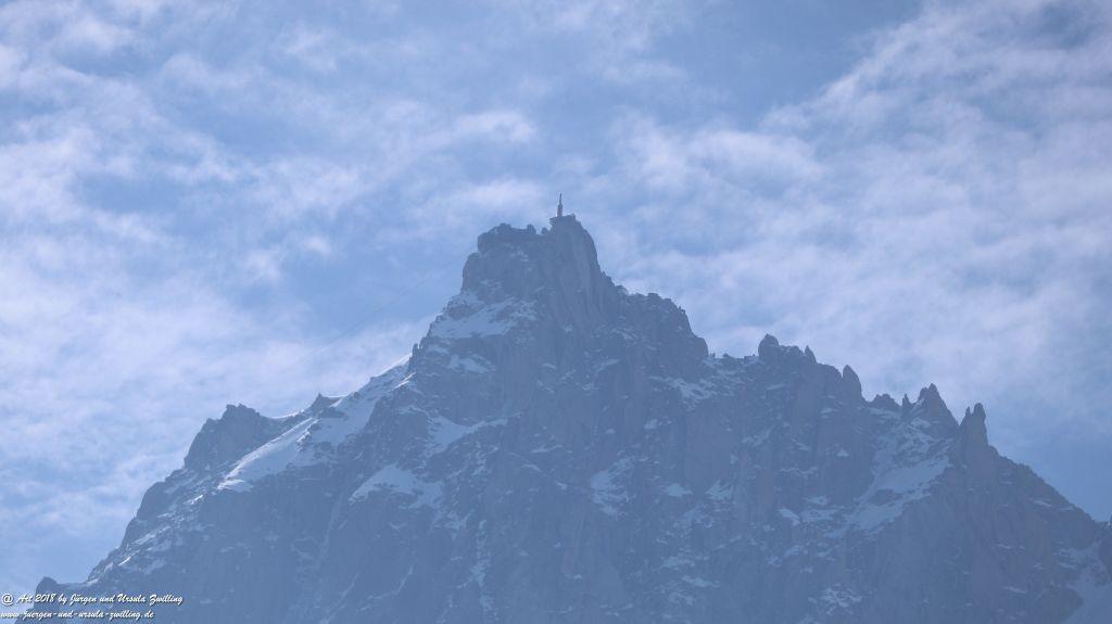 Philosophische Bildwanderung Les Bossons nach am Chamonix am Fuße des Mont Blanc und Aiguille du Midi - Frankfreich