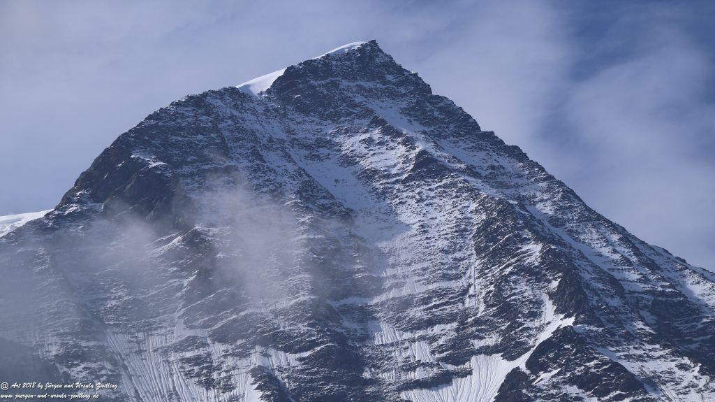 Philosophische Bildwanderung Les Bossons nach am Chamonix am Fuße des Mont Blanc und Aiguille du Midi - Frankfreich