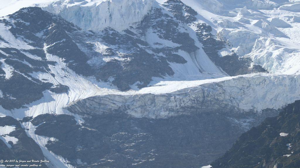 Philosophische Bildwanderung Les Bossons nach am Chamonix am Fuße des Mont Blanc und Aiguille du Midi - Frankfreich