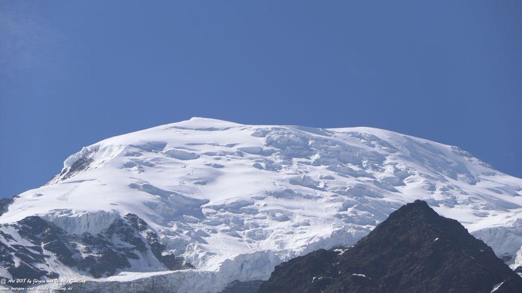 Philosophische Bildwanderung Les Bossons nach am Chamonix am Fuße des Mont Blanc und Aiguille du Midi - Frankfreich
