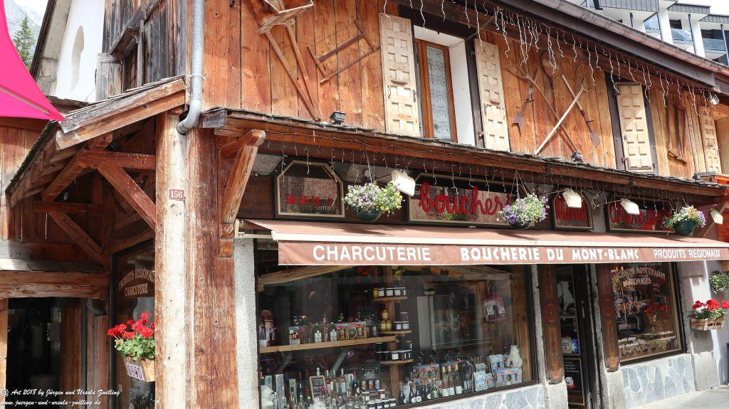 Philosophische Bildwanderung Les Bossons nach am Chamonix am Fuße des Mont Blanc und Aiguille du Midi - Frankfreich