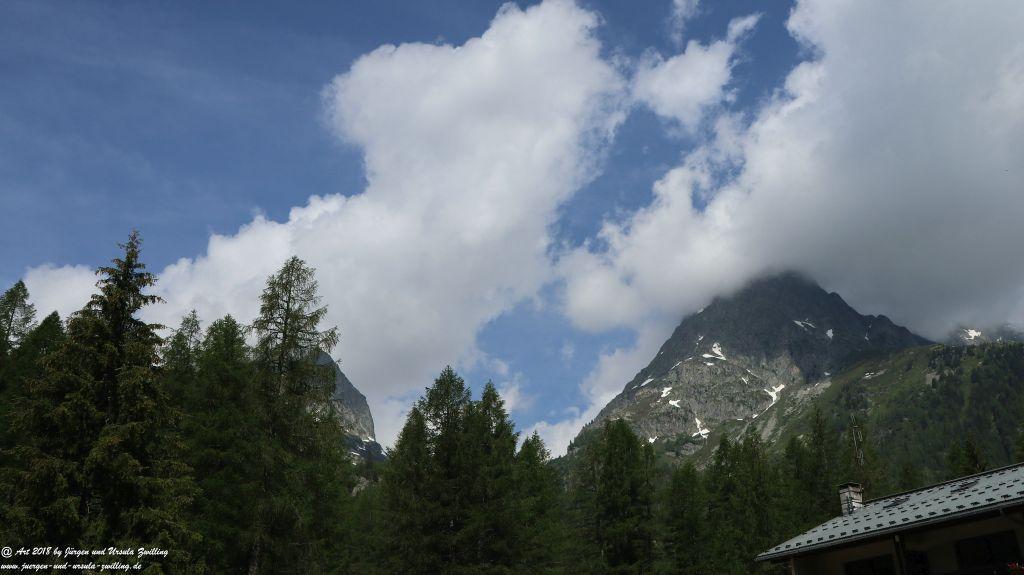 Philosophische Bildwanderung Wassserfall Bérard - Le Buet - Vallorcine Mont Blanc - Frankreich