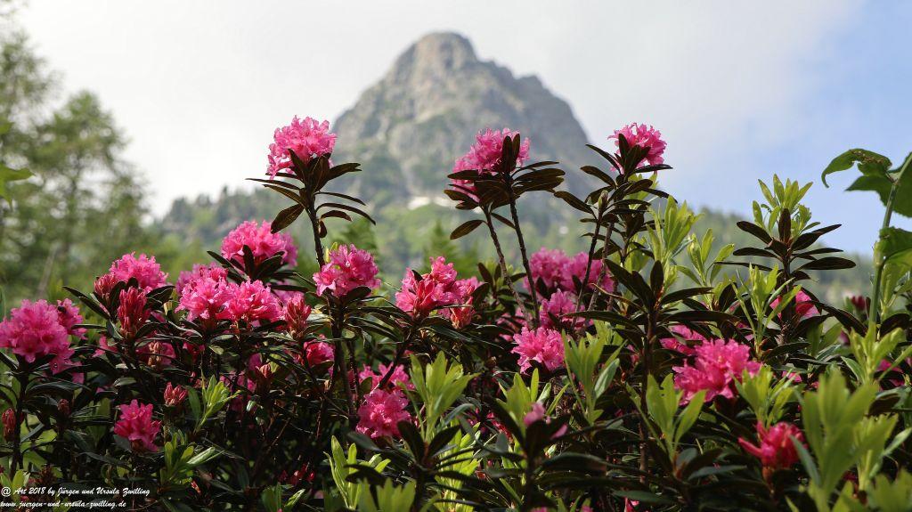 Philosophische Bildwanderung Wassserfall Bérard - Le Buet - Vallorcine Mont Blanc - Frankreich