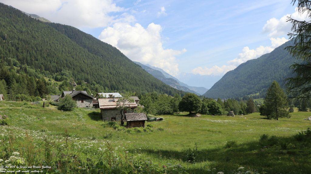 Philosophische Bildwanderung Wassserfall Bérard - Le Buet - Vallorcine Mont Blanc - Frankreich